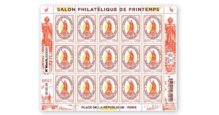 Le Salon Philatélique de Printemps se déroule à Paris. Pour l’occasion, La Poste émet un timbre sur un lieu ou monument emblématique de la capitale.